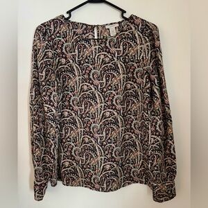 Beautiful J. Crew Women’s Silk Pullover Blouse, Size 0